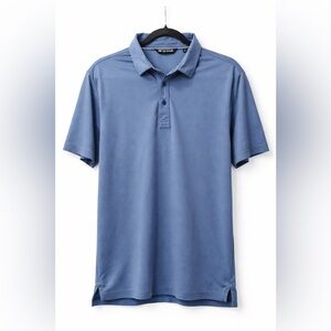 TravisMathew Blue Golfcore Performance Polo Shirt M